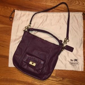 Plum Coach Purse